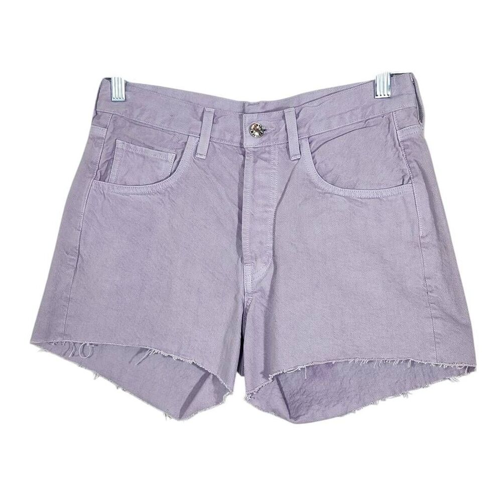 Edwin Purple Jean Shorts Size 28 Edwin Dyed Purple Denim Shorts